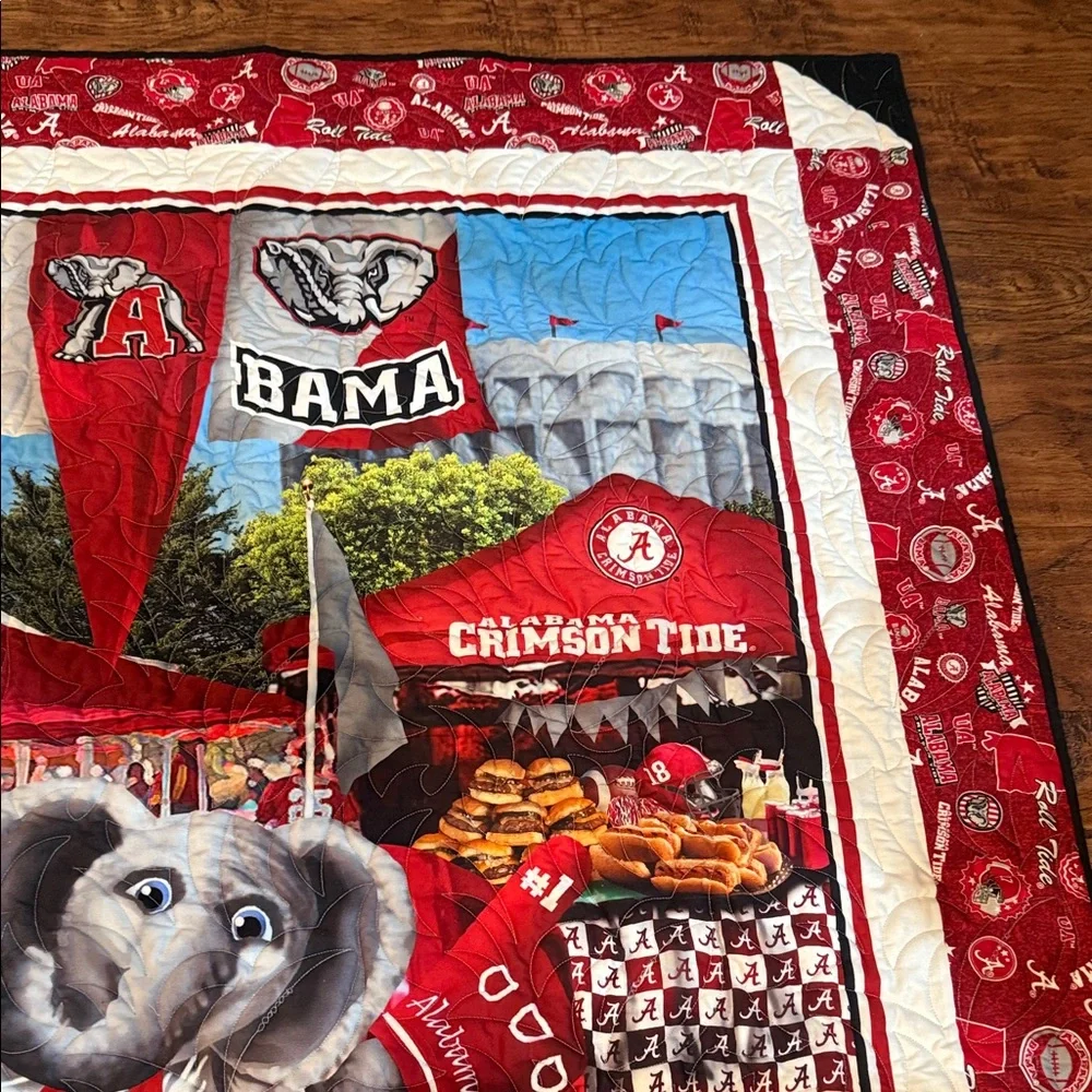 🏈🐘❤️Alabama Crimson Tide Quilt🏈🐘❤️